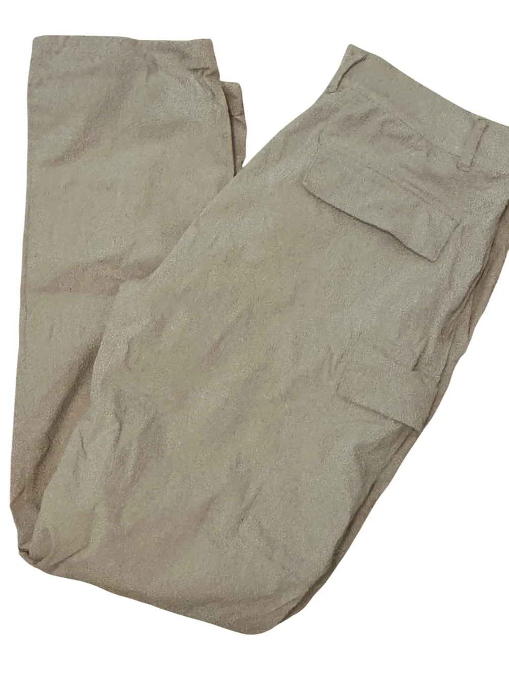 Athleta Neutral-Tone Cargo Joggers in Taupe Beige